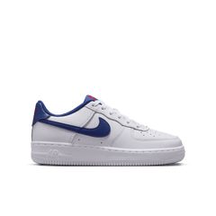 Nike Air Force 1 White Deep Royal Blue GS