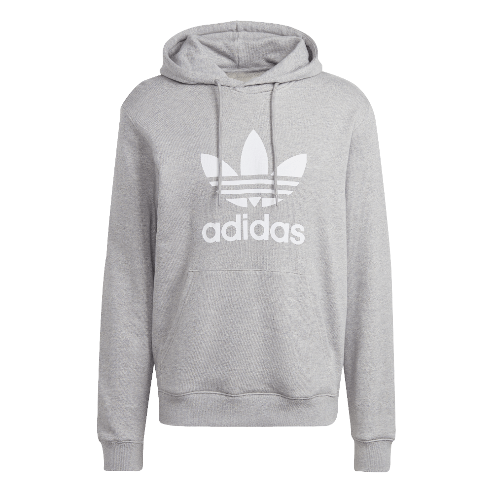 adidas Adicolor Classics Trefoil Hoodie Medium Grey Heather