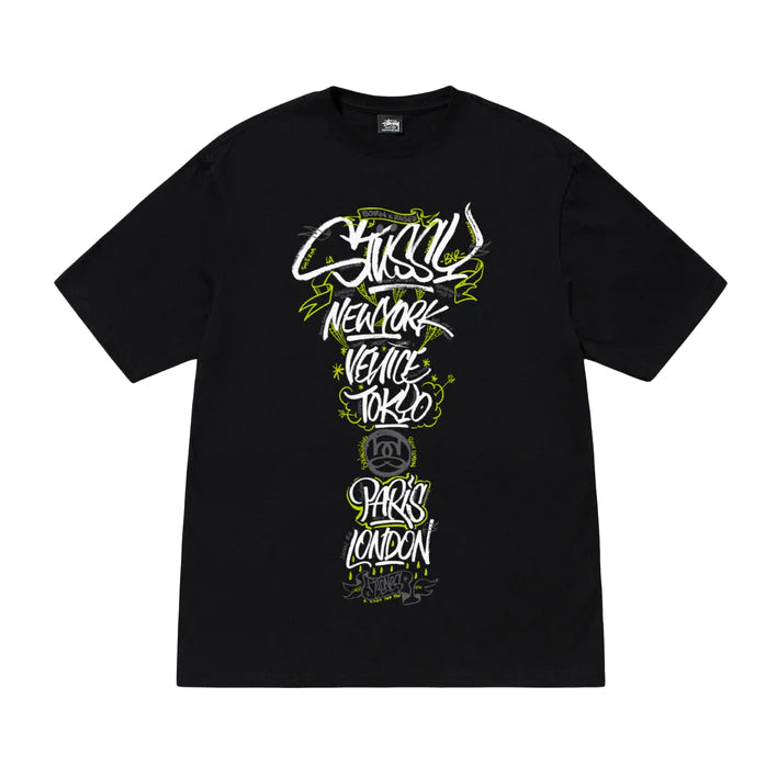 STÜSSY
Born x Raised 8 Handstyles Tee