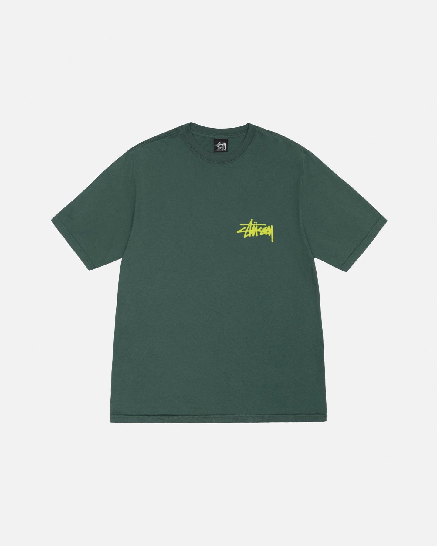 STUSSY  OLD PHONE TEE PIGMENT DYED