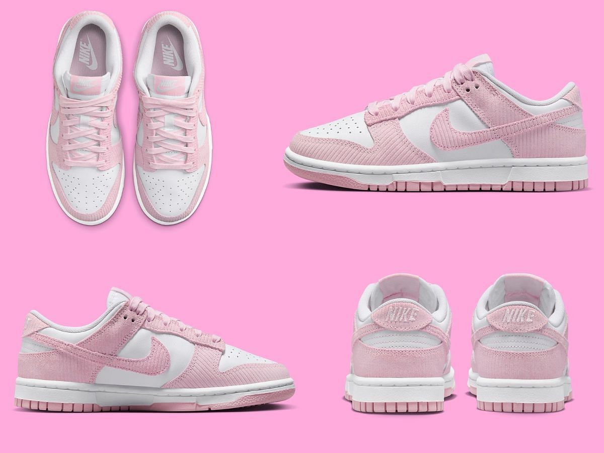 Nike Dunk Low Pink Corduroy (W)
