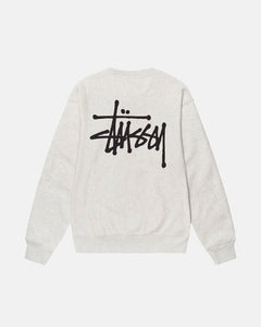STUSSY BASIC CREWNECK HOODIE