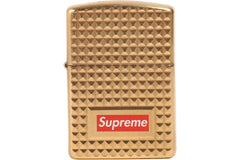 Supreme Zippo Diamond Gold