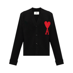 Ami De Coeur Cardigan 'Black/Red'