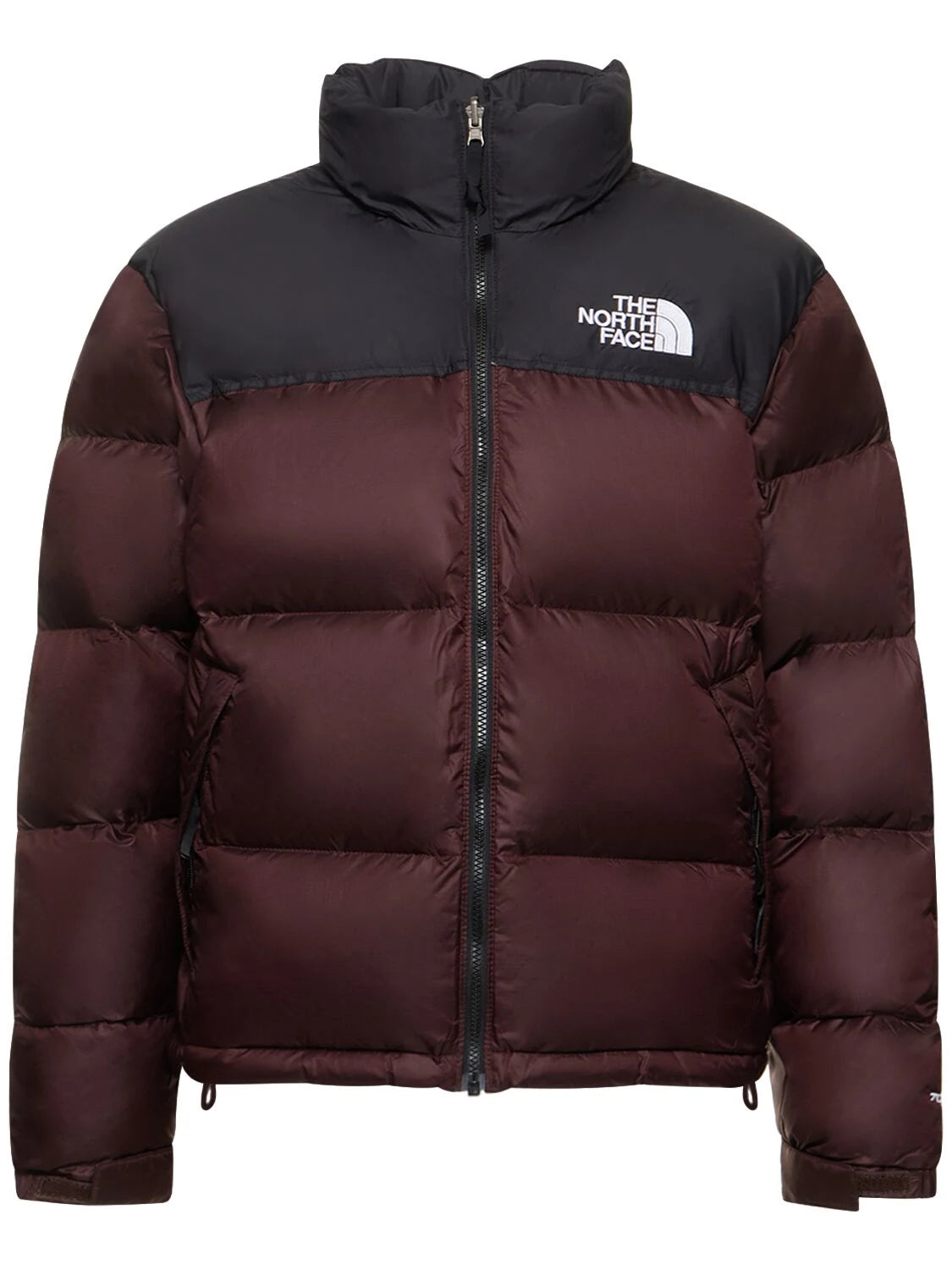 The North Face 1996 Retro Nuptse down puffer jacket in brown and black