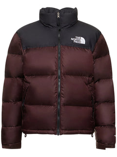 The North Face 1996 Retro Nuptse down puffer jacket in brown and black