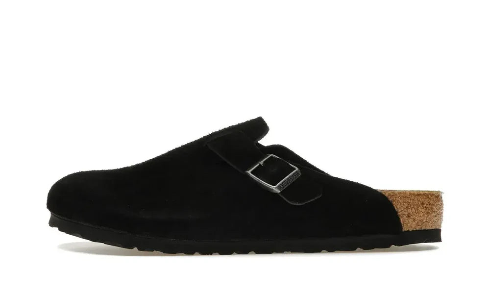 BIRKENSTOCK BOSTON SUEDE BLACK