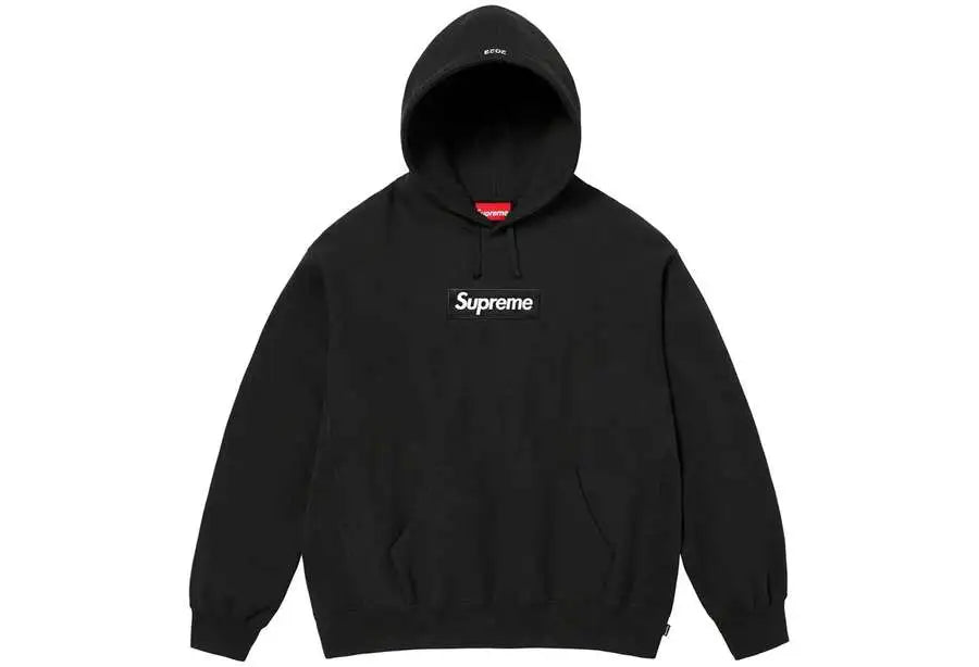 Supreme Box Logo Hoodie Sweatshirt Black (FW23)