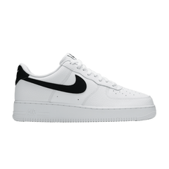 Nike Air Force 1 Low '07 White Black Pebbled Leather