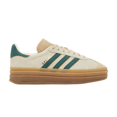 adidas Gazelle Bold Magic Beige Collegiate Green (Women's)