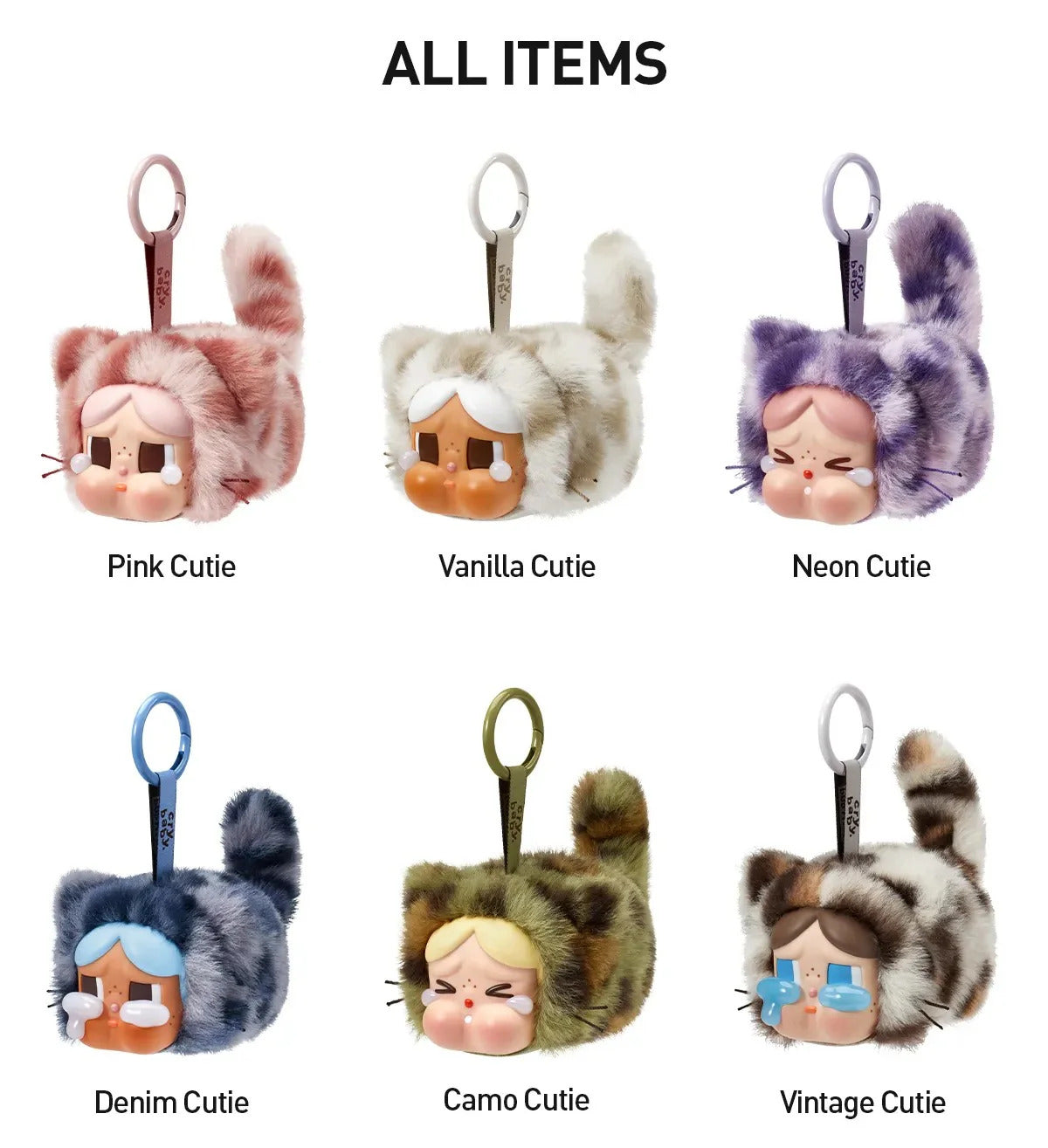 Pop Mart Crybaby Wild But Cutie Series Vinyl Plush Pendant Blind Box