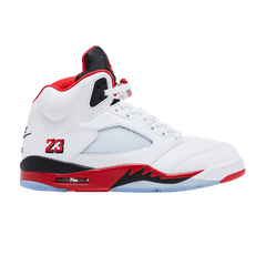 Jordan 5 Retro Fire Red Black Tongue (2025)