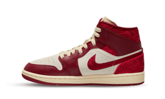 Air Jordan 1 Mid SE Tiki Leaf Team Red (W)