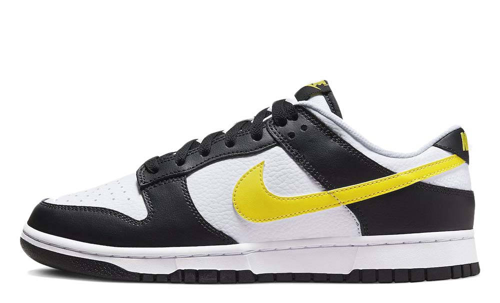Dunk Low Black Yellow White