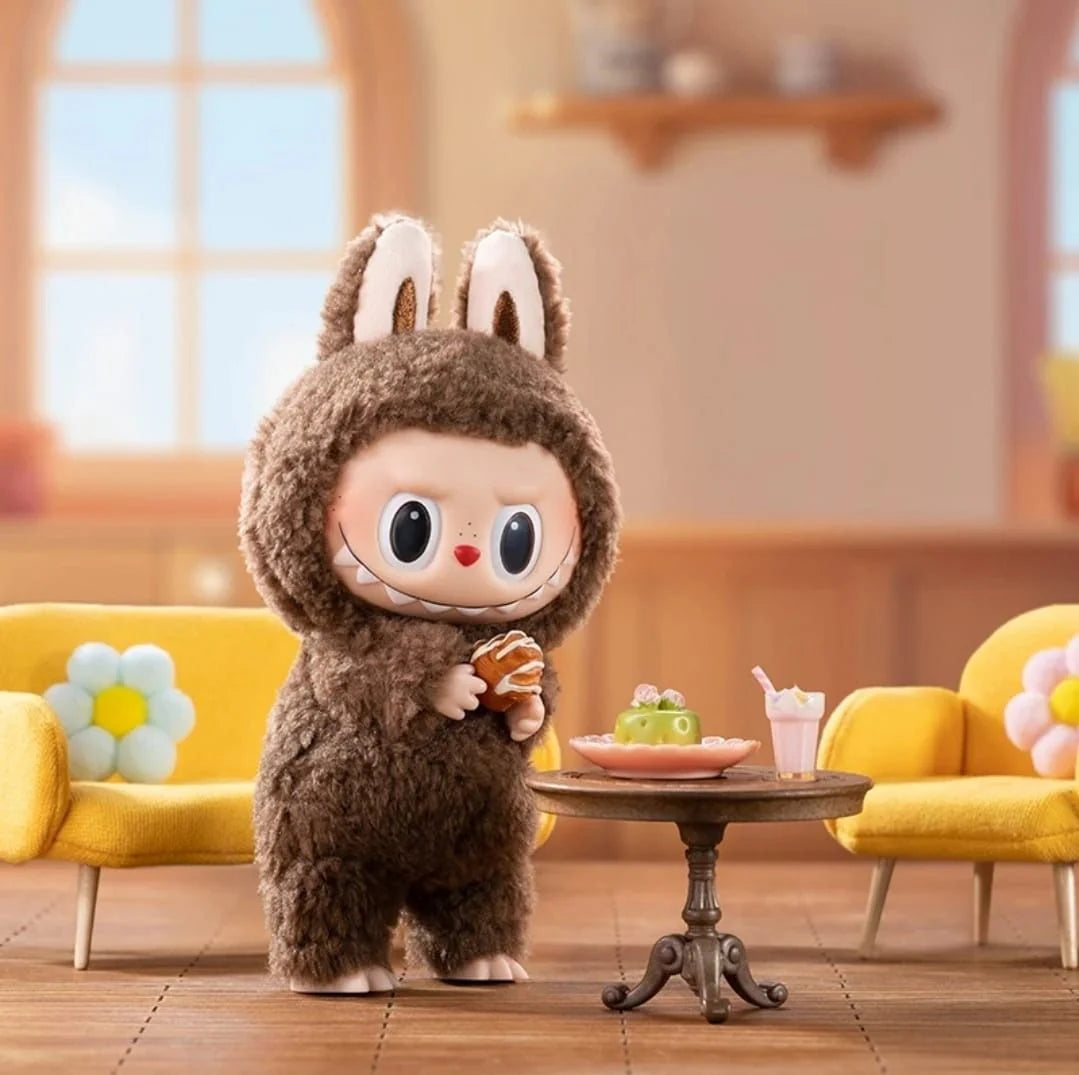 POP MART THE MONSTERS Exciting Macaron Vinyl Face Chestnut Cocoa ( SECRET )