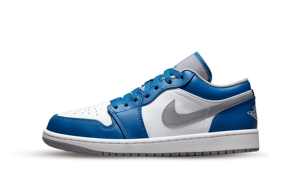 Air Jordan 1 Low True Blue Cement