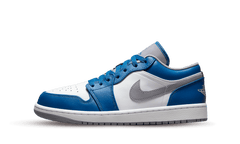Air Jordan 1 Low True Blue Cement
